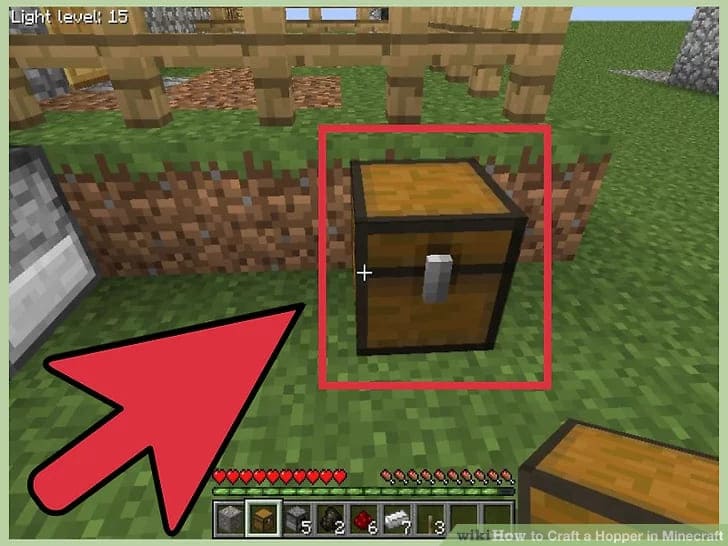 How to Make a Hopper in Minecraft