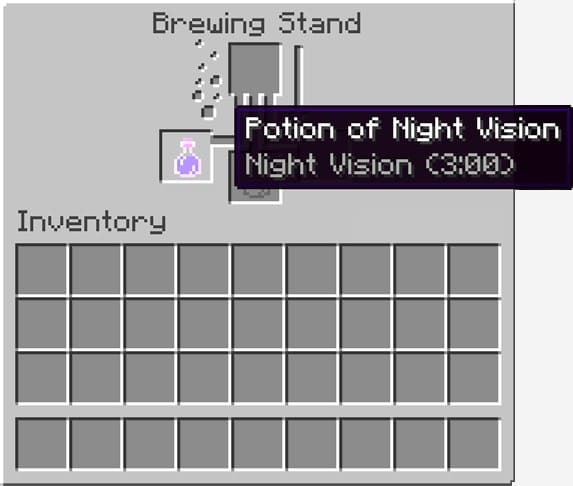 How to Make a Night Vision Potion in Minecraft