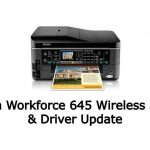 Epson Workforce 645 Wireless Setup & Driver Update